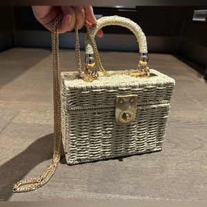 Like New Rattan Style Purse